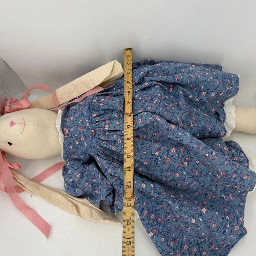 Vintage Handmade Large Bunny in Sweet Dress